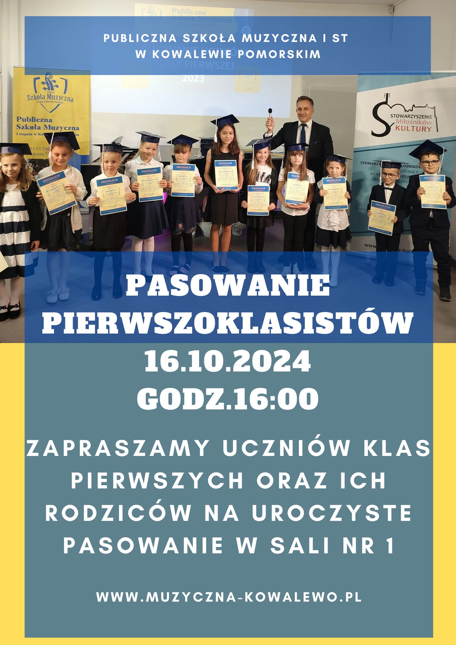 Pasowanie uczniów klas pierwszych