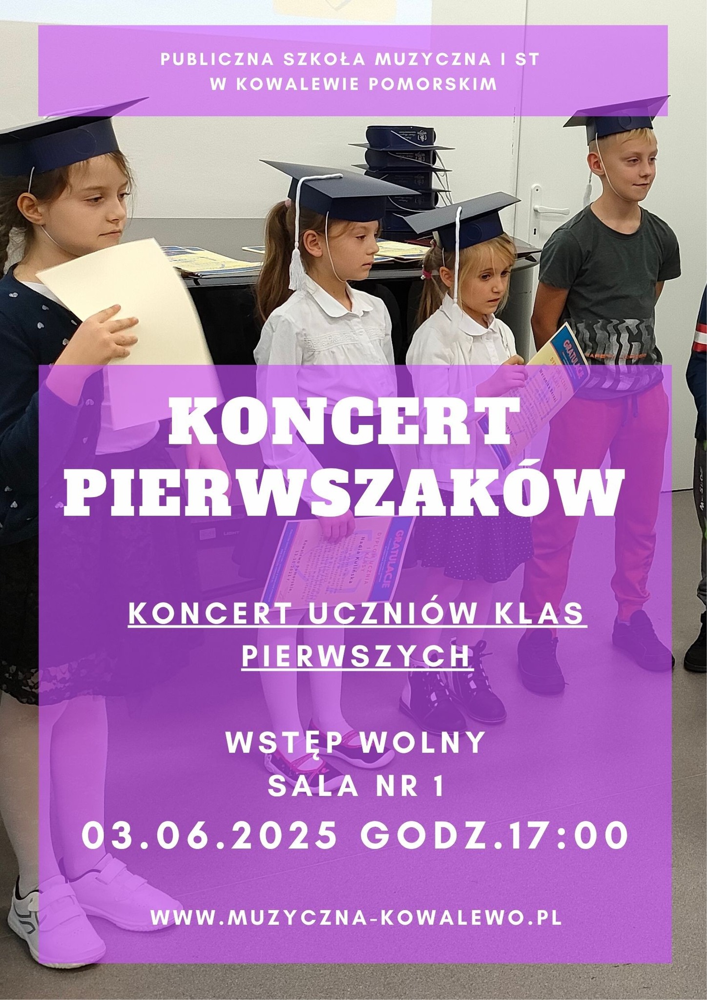 Koncert uczniów klas pierwszych - 03.06.2025  